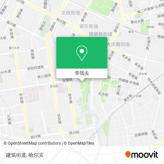 建筑街道地图