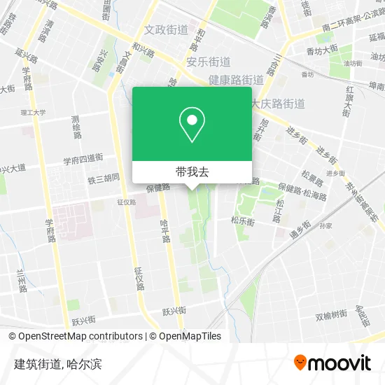 建筑街道地图