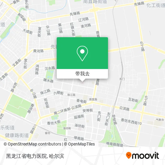 黑龙江省电力医院地图