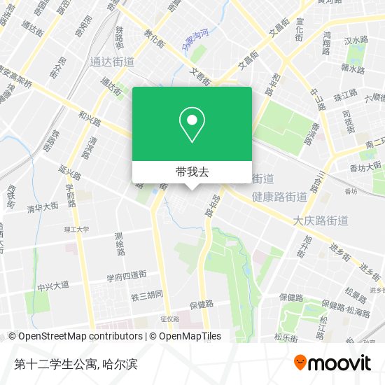 第十二学生公寓地图