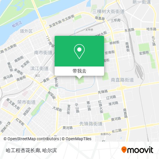 哈工程杏花长廊地图