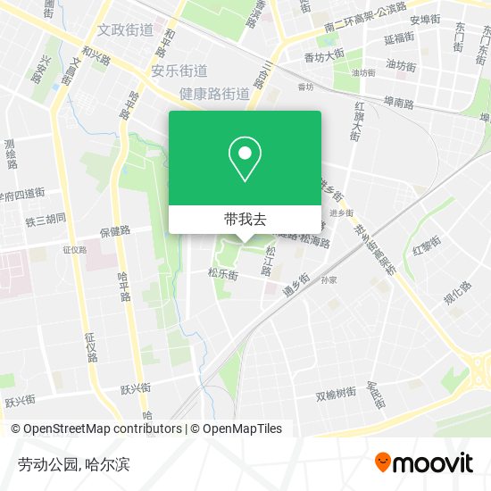 劳动公园地图