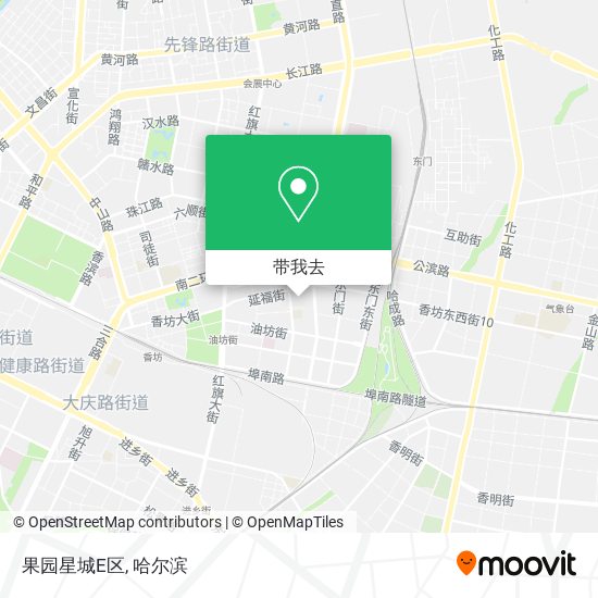 果园星城E区地图