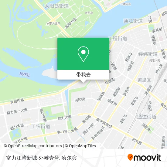 富力江湾新城-外滩壹号地图