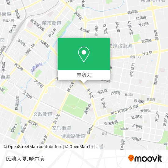 民航大夏地图