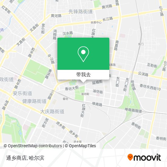 通乡商店地图