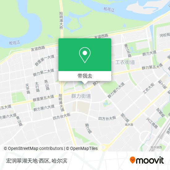 宏润翠湖天地·西区地图