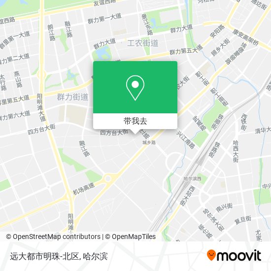 远大都市明珠-北区地图