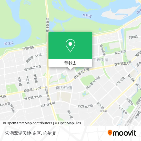 宏润翠湖天地·东区地图