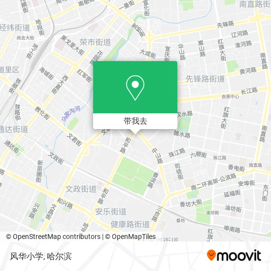 风华小学地图