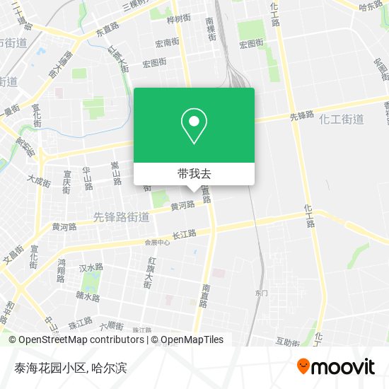 泰海花园小区地图