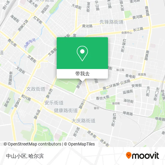 中山小区地图