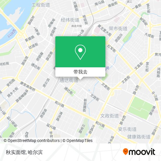 秋实面馆地图