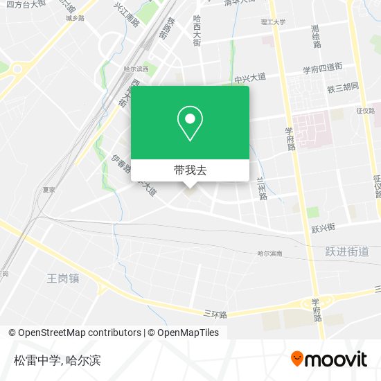 松雷中学地图