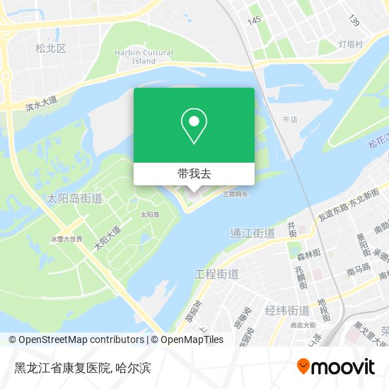 黑龙江省康复医院地图
