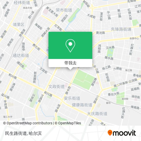 民生路街道地图