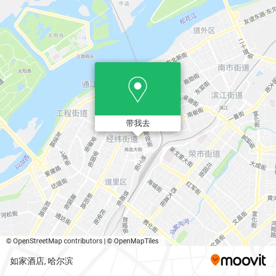 如家酒店地图