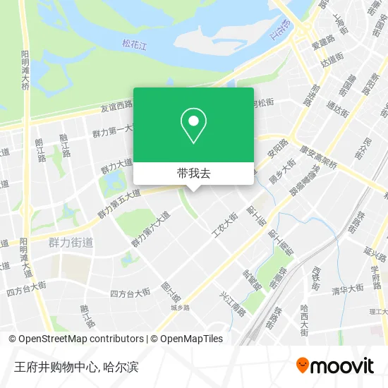 王府井购物中心地图