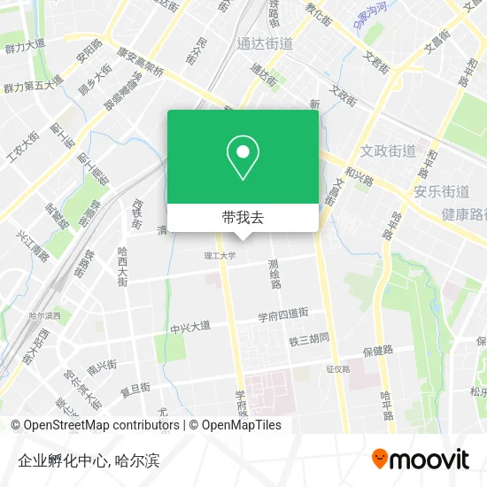 企业孵化中心地图