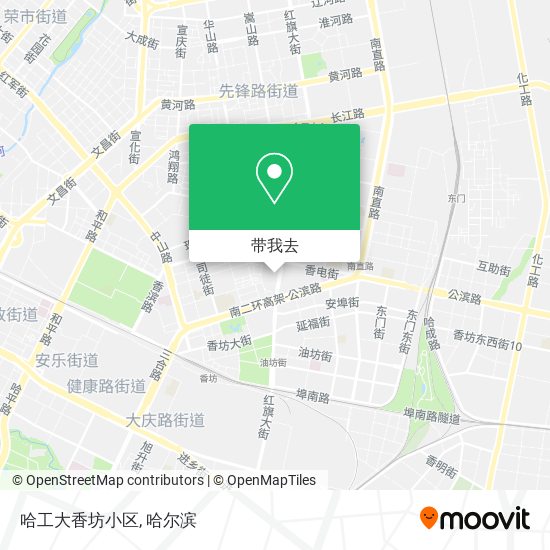 哈工大香坊小区地图