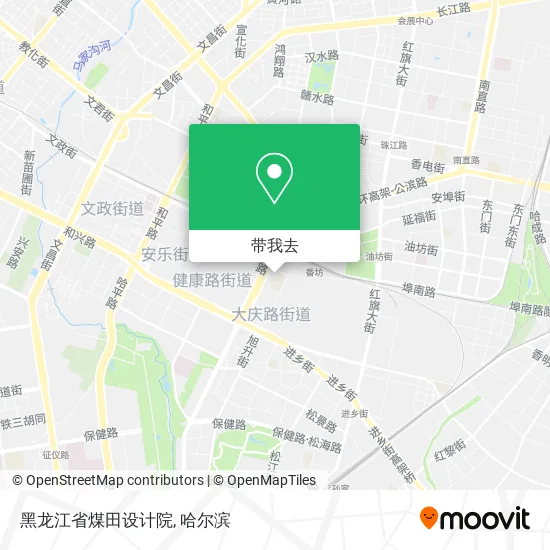 黑龙江省煤田设计院地图