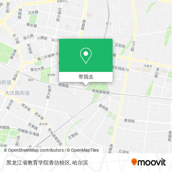 黑龙江省教育学院香坊校区地图