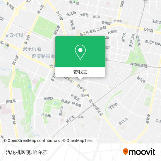汽轮机医院地图