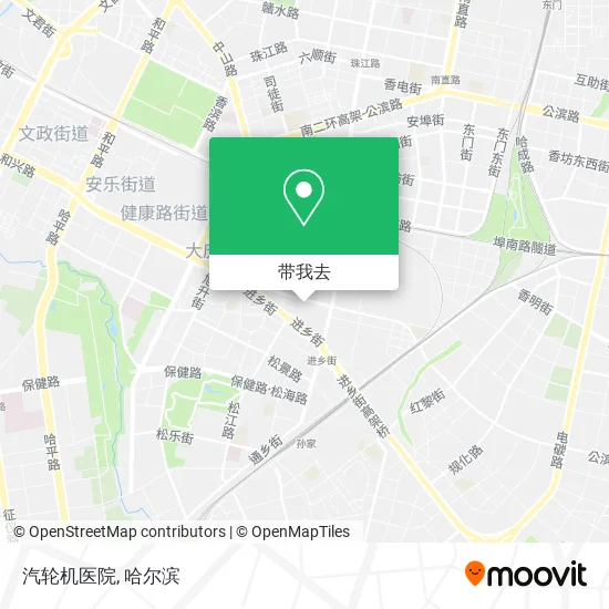 汽轮机医院地图