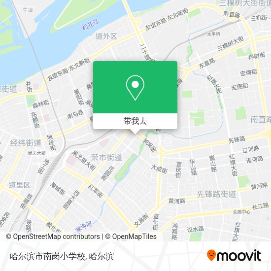 哈尔滨市南岗小学校地图