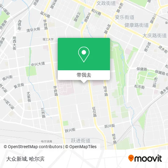 大众新城地图