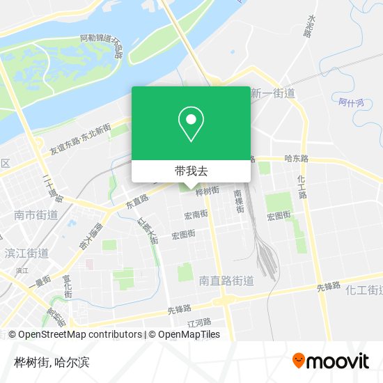 桦树街地图