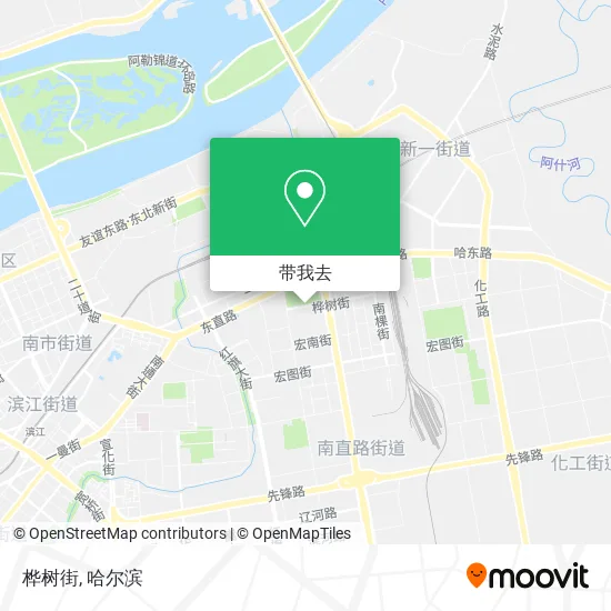 桦树街地图