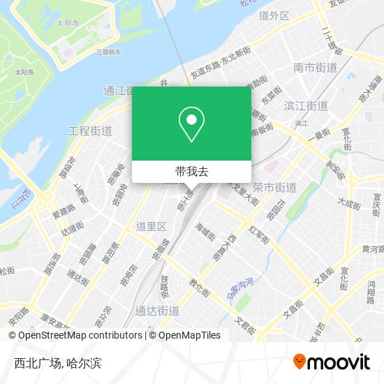 西北广场地图