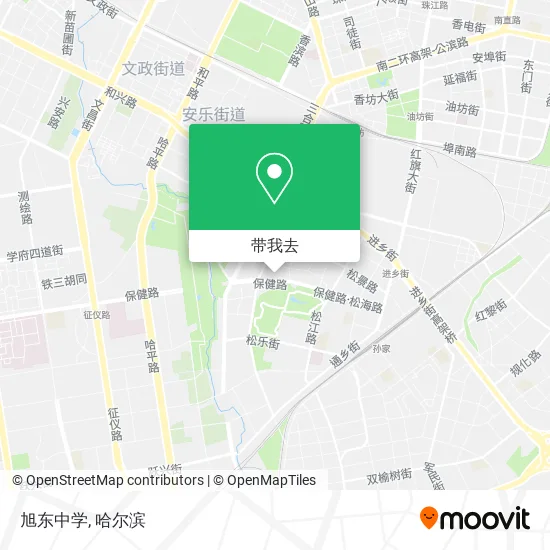 旭东中学地图