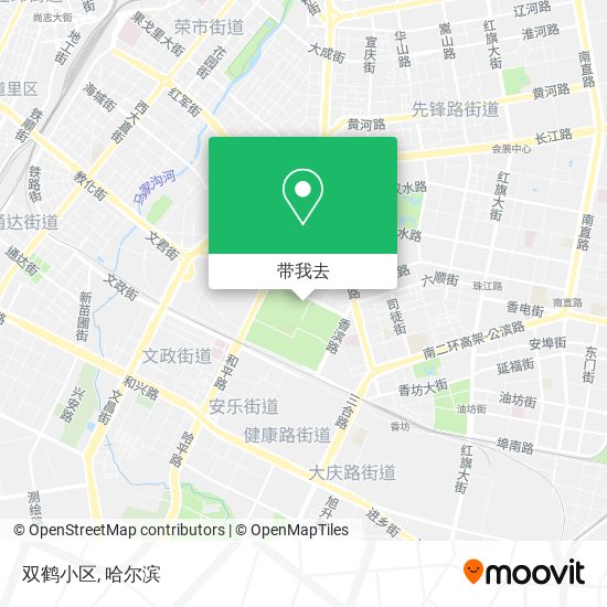 双鹤小区地图