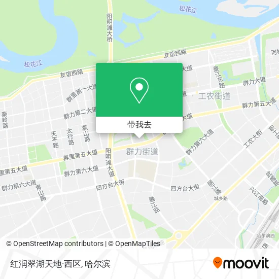 红润翠湖天地·西区地图