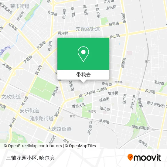 三辅花园小区地图