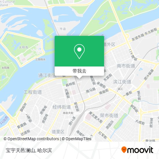 宝宇天邑澜山地图