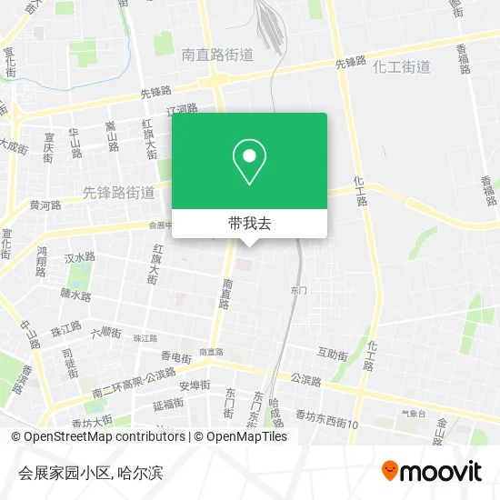 会展家园小区地图