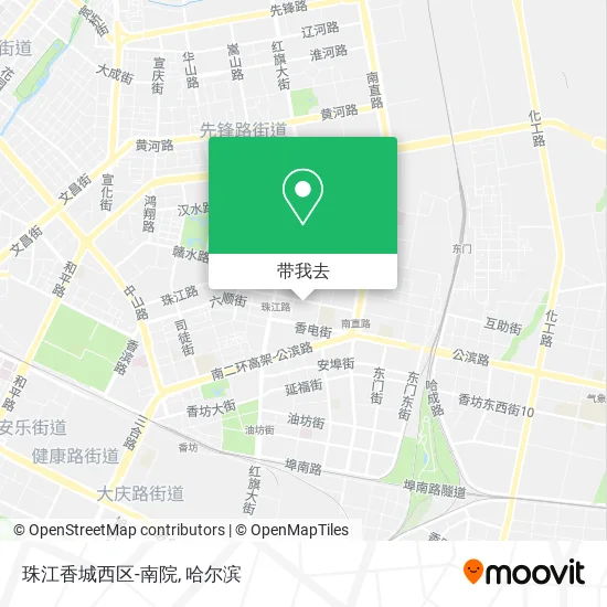 珠江香城西区-南院地图
