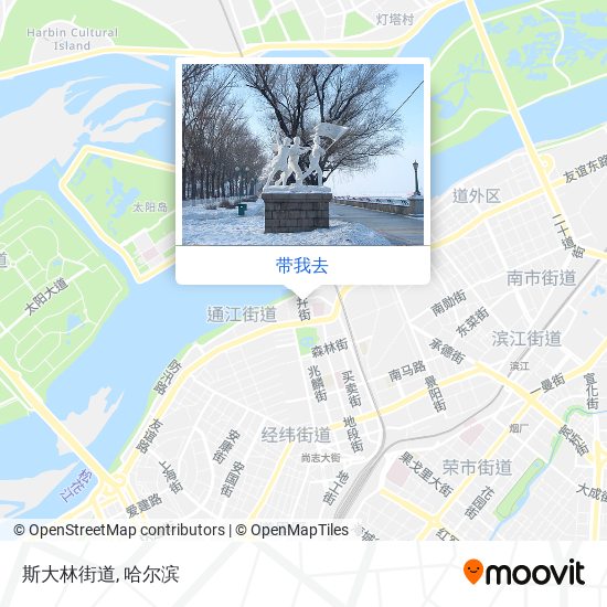 斯大林街道地图