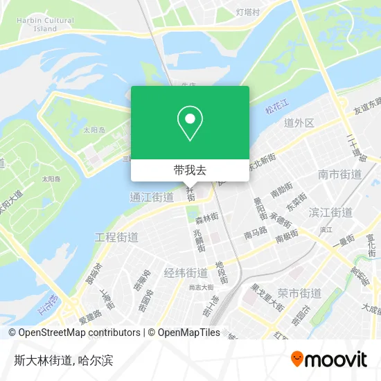 斯大林街道地图