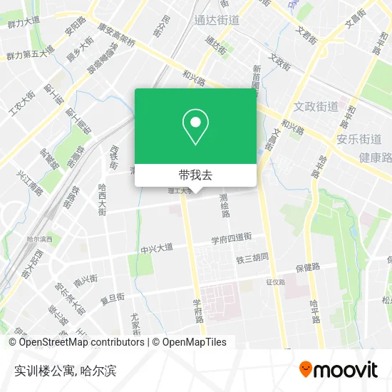 实训楼公寓地图