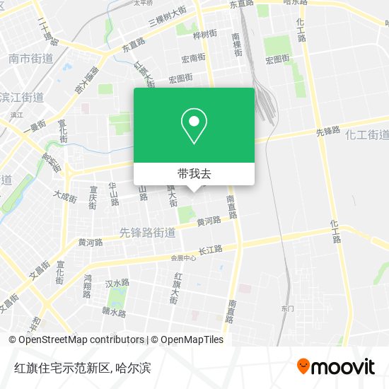 红旗住宅示范新区地图