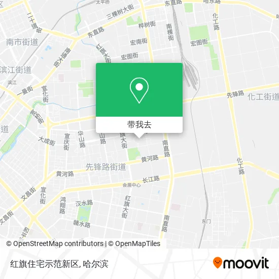 红旗住宅示范新区地图