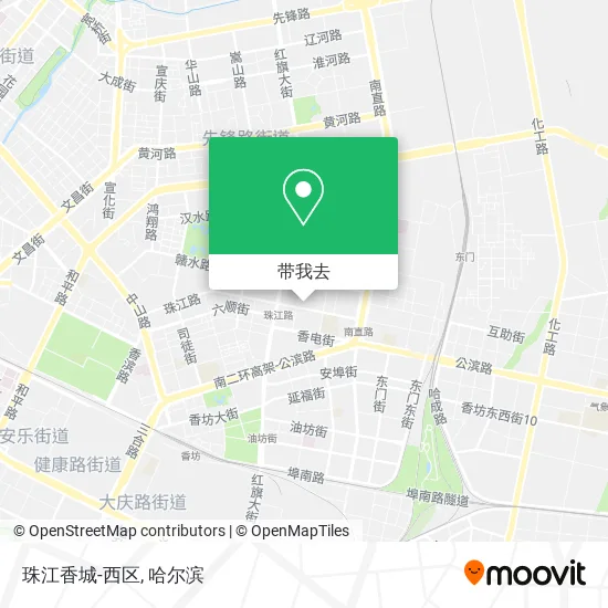 珠江香城-西区地图