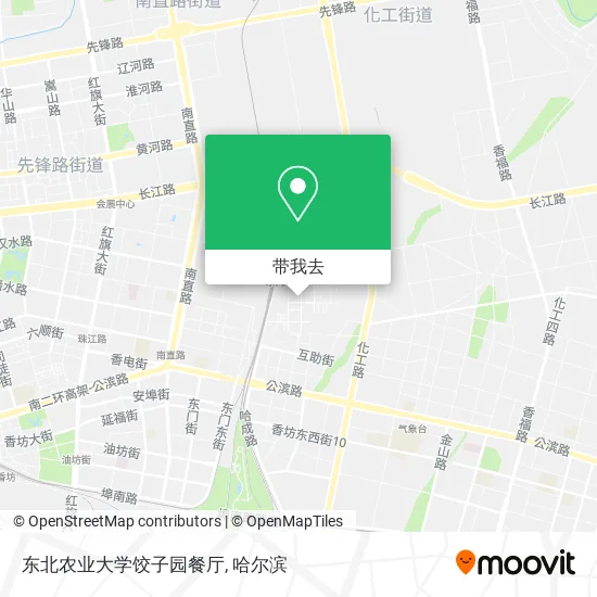东北农业大学饺子园餐厅地图