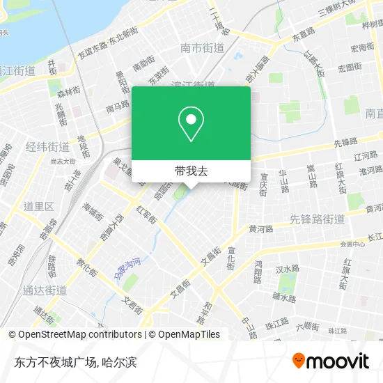 东方不夜城广场地图