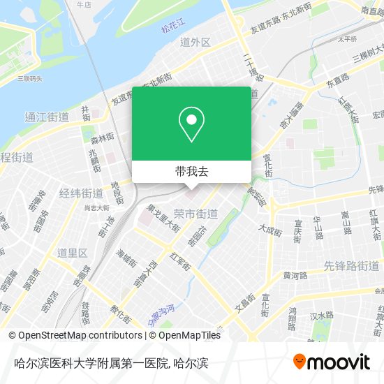 哈尔滨医科大学附属第一医院地图