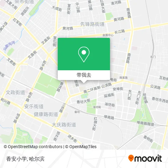香安小学地图